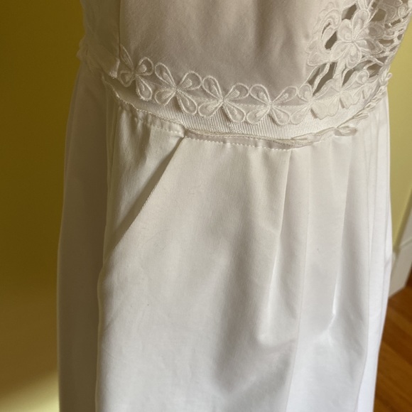 Gorgeous White Elie Tahari Summer Dress - Sz 4 - Picture 6 of 14